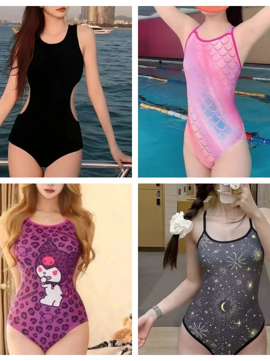 New Women's Interior Swimwear 2026 - Fashion Triangular Design, Casual Style, Bench Covers, Slender Effect, Sporty with Crossed Straps