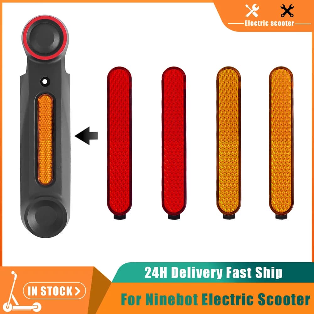 Reflective Strip Decorative Reflector for Ninebot MAX G3 F3 F3 Pro Electric Scooter Rear Wheel Decorative Cover Part Accessories
