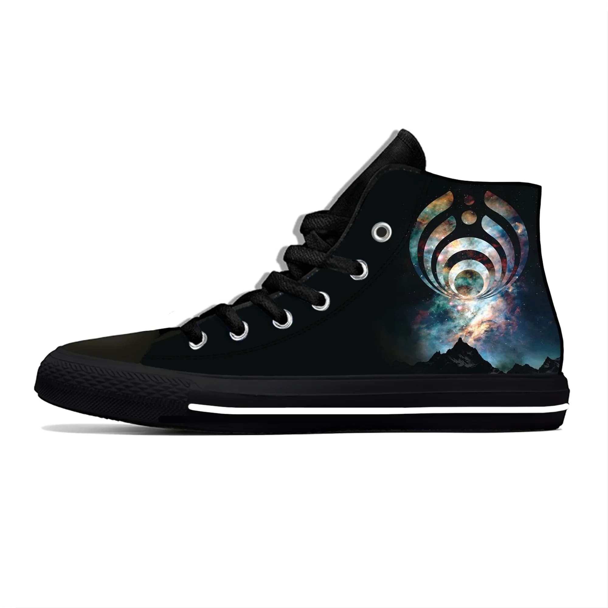 Lorin Ashton High Top Sneakers Bassnectar Scarpe casual da uomo, da donna, per adolescenti, scarpe da corsa in tela, scarpe leggere stampate in 3D