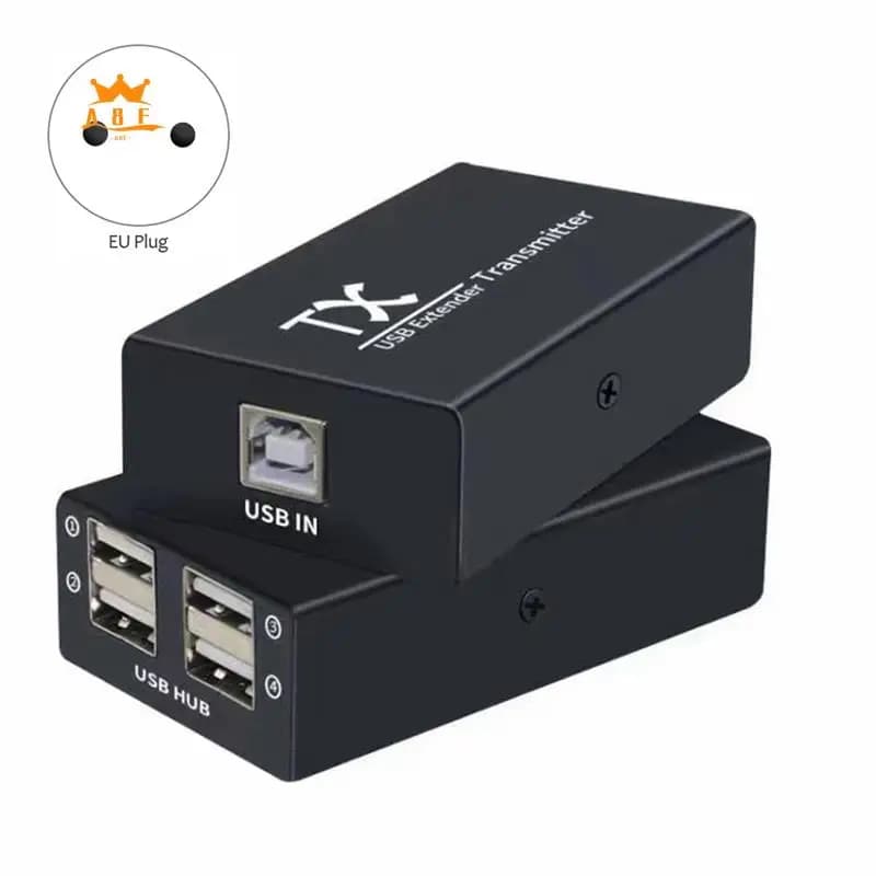 A08E-120M Extender USB Extender hub USB 2.0 a 4 porte su ricevitore trasmettitore estensione USB UTP Ethernet RJ45