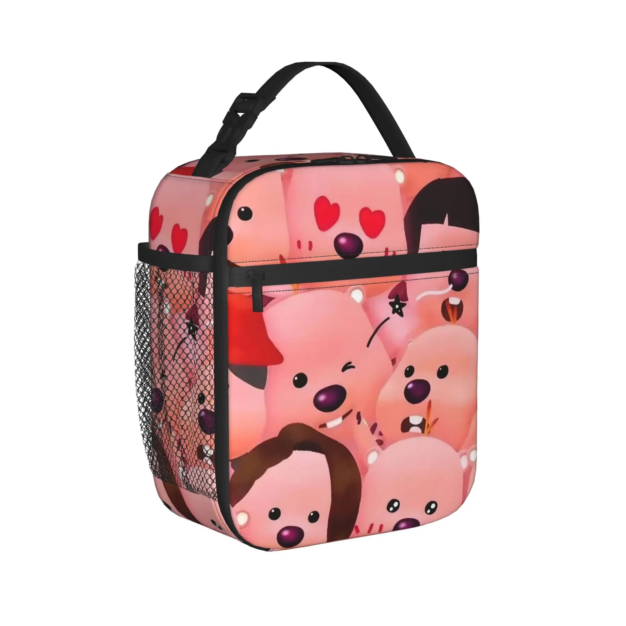 Loopys Cartoon Cute Insulated Lunch Bags Thermal Bag Reusable,Meal Container Portable Lunch Box Tote Men Women Office Outdoor