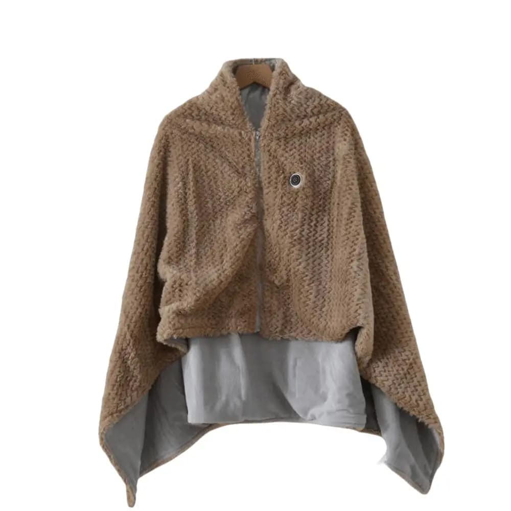 Coperta Elettrica USB Indossabile, Lavabile, Portatile, Scaldacollo con 3 Livelli di Riscaldamento, per Ufficio/Casa/Campeggio