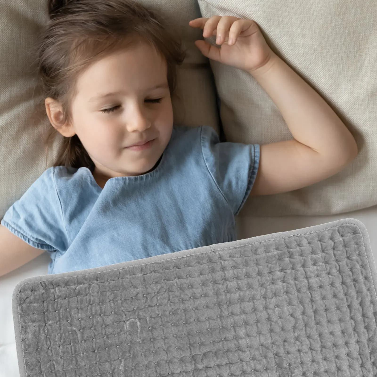 Set Coperta Riscaldante Elettrica Professionale Portatile, Tappetino Riscaldante per il Corpo, Coperta Riscaldante per le Mani, Spina USA, Temperatura Costante Intelligente