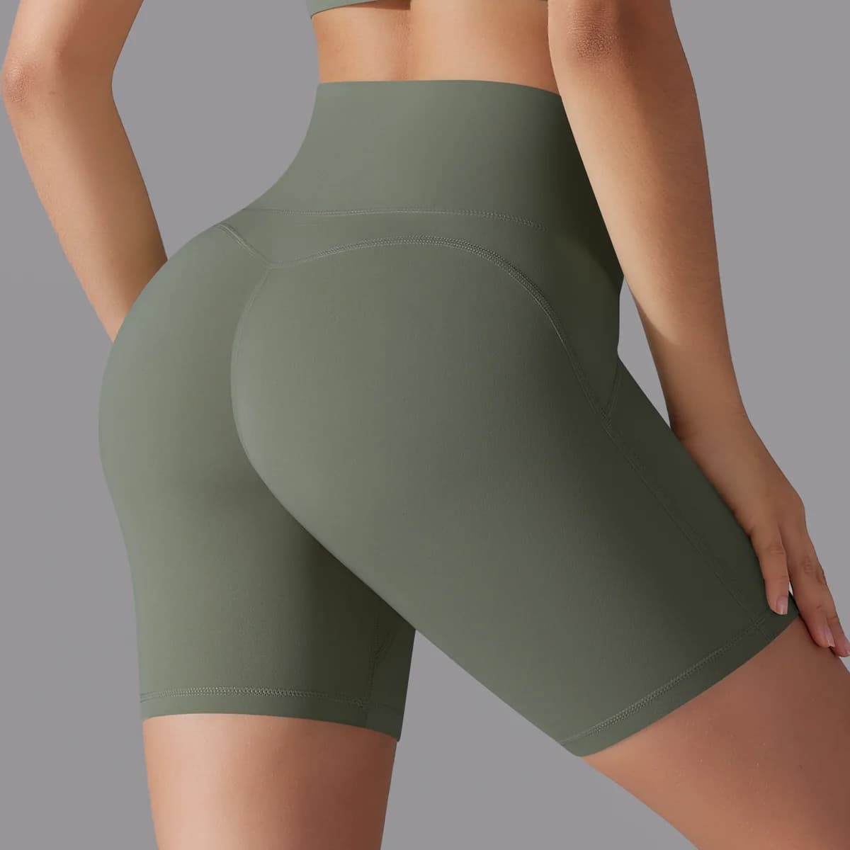 Gym shorts for lifting your butt with short yoga belly control Gym shorts for high waist fitness workout gym shorts for fast drying bicycle workout