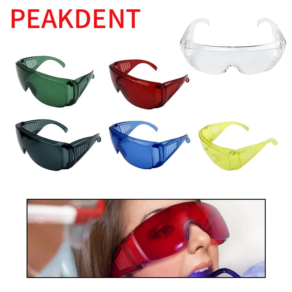Dental Eye Protection Glasses Tooth Whitening Curing Light UV Protective Eye Protective Glasses Dentist Teeth Whitening Tool