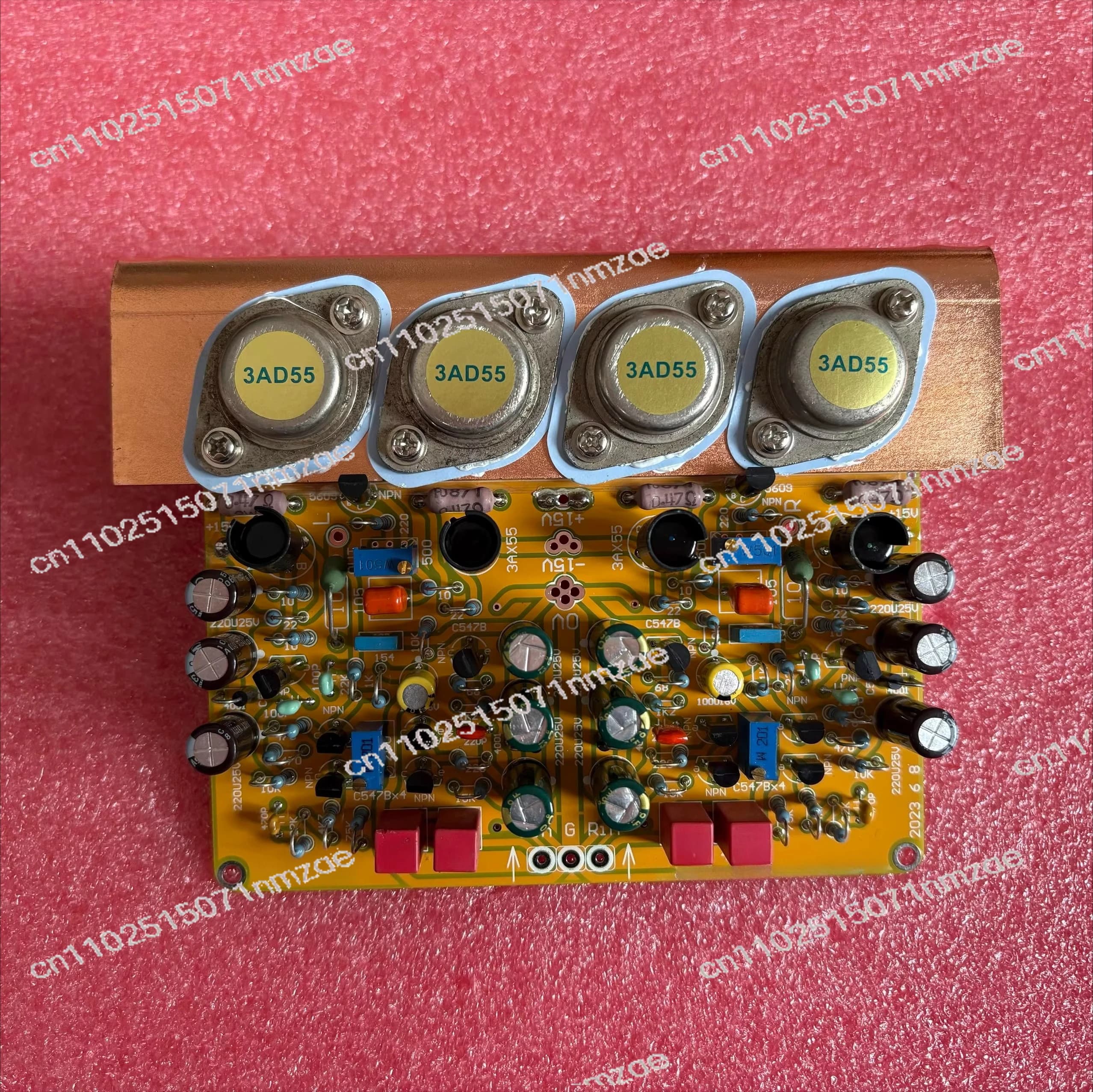 Scheda amplificatore di potenza con tubo in corno di ferro 3AD55, amplificatore audio componente discreto scheda OCL simmetrica non comunitaria da 20 W × 2