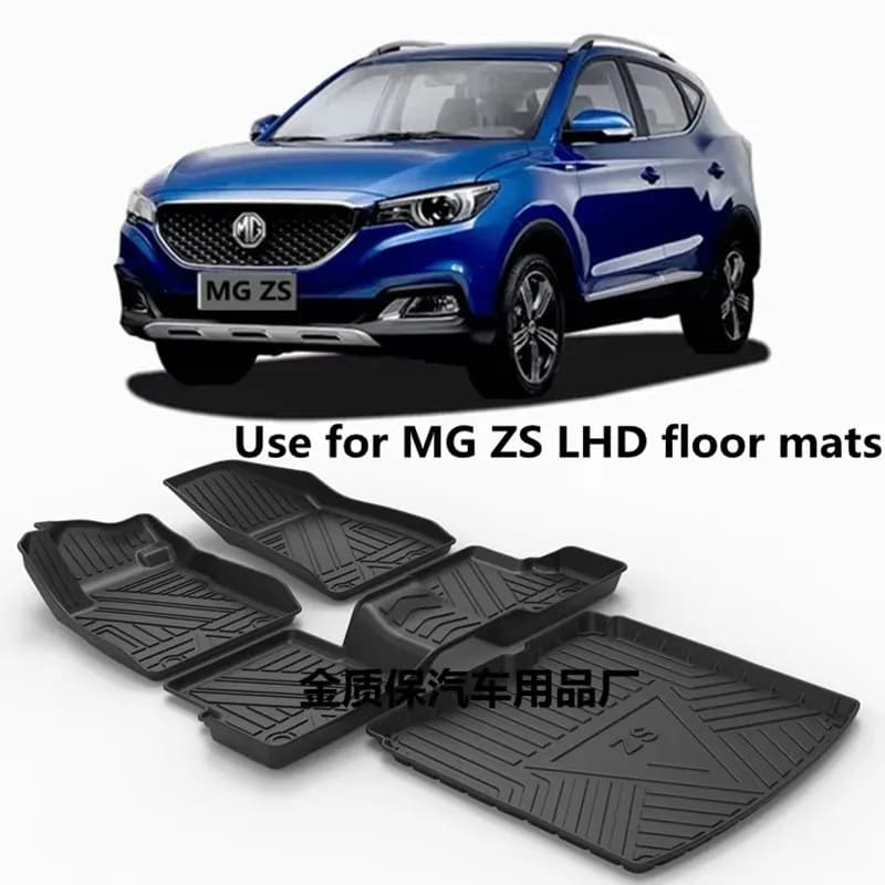 Utilizzare per tappeto per auto MG ZS Tappetino per auto MG ZS AllWeather Tappetino per bagagliaio Set completo Trim per tappetino impermeabile MG ZS Tappetino MG ZS RHD