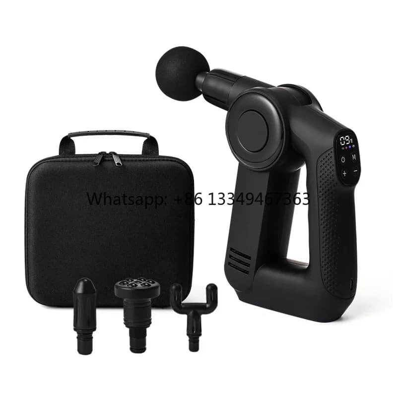 New 2024 Products Vibration Massage Device Deep Tissue Percussion Muscle Relax Massager Cordless Therapy Hot Cold Massage Gun