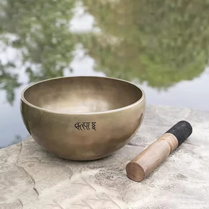 Meditation Singing Bowl Nepal Full Moon Singing Bowl Relaxation Sound Healing Yoga Bowls Copper Percussion Musical Instruments