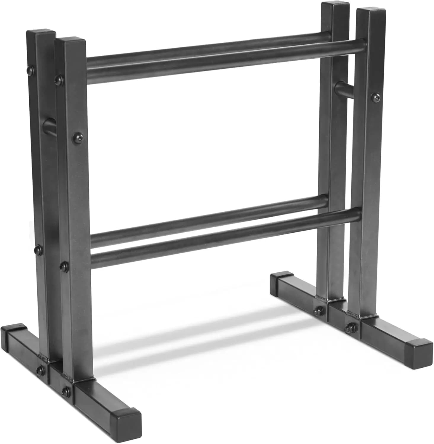 24 inch multipurpose shelf for handlebars, medicinal balls and kettlebells - Durable steel preservation