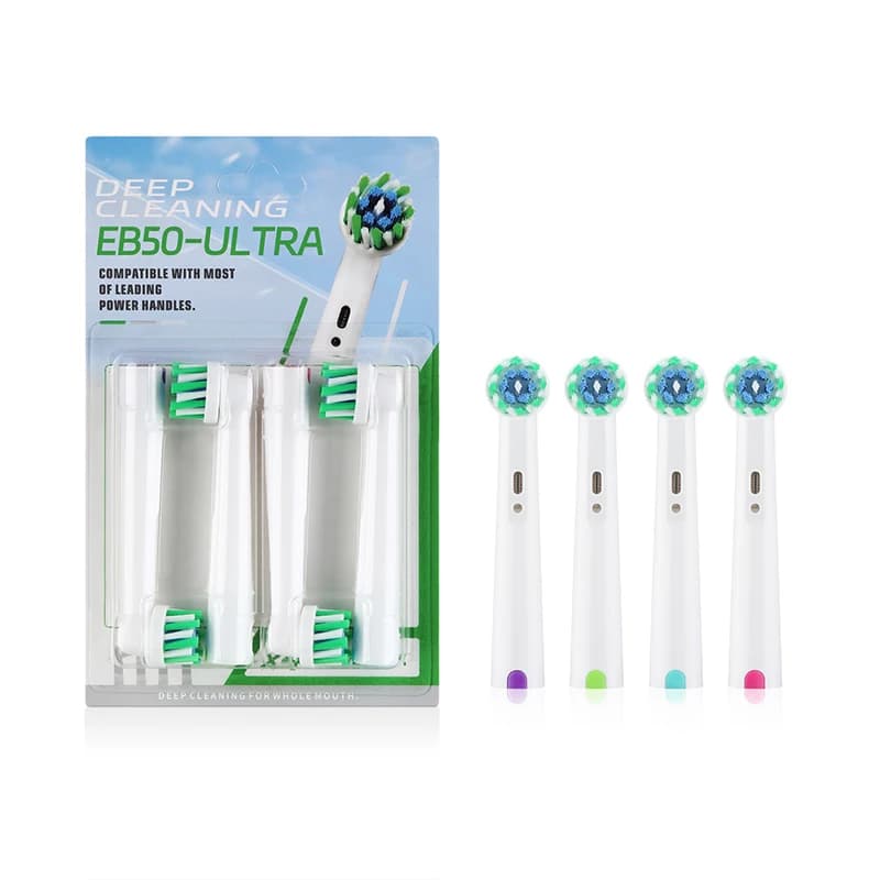 20/16/4 pz Set EB50-Ultra Spazzolino Elettrico Testa Per Oral B Sensibile Testine di Ricambio D25 D30 D32 D18 4739 Pulizia Profonda
