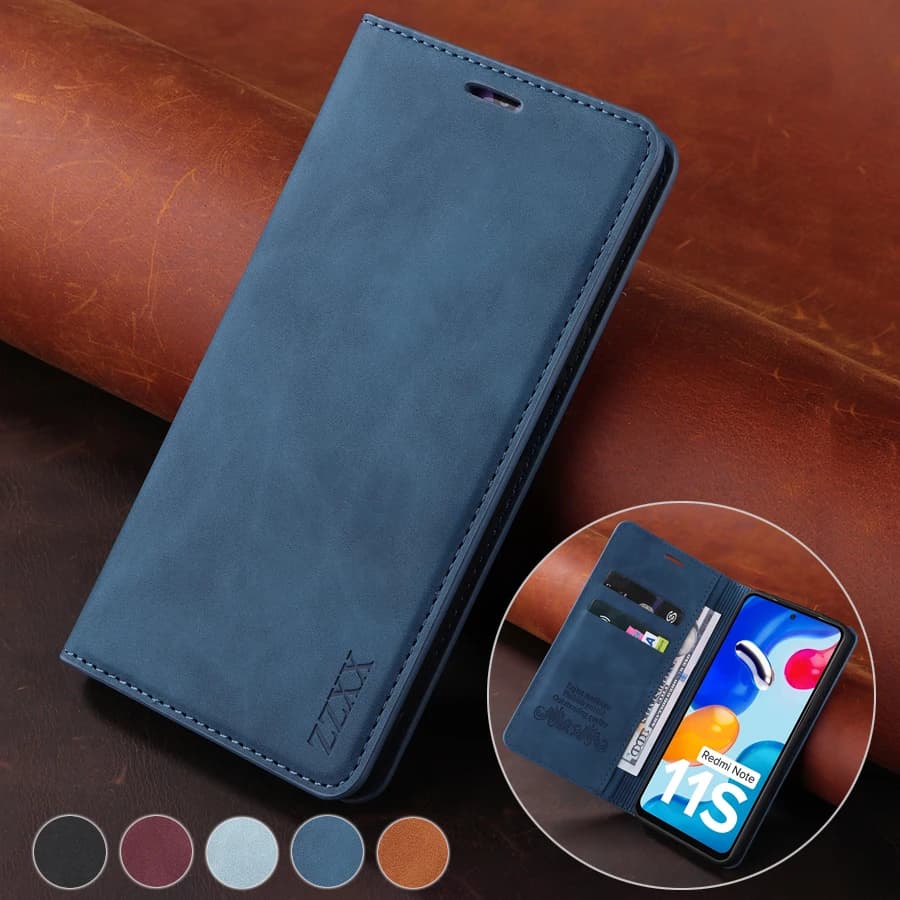 Per Xiaomi Redmi 10 10C 9A 9C 9T Note 11 11S 11 Pro 10S 10 9 8 7 Pro Mi Poco F3 X3 NFC X4 M4 11T Pro custodia in pelle Flip portafoglio
