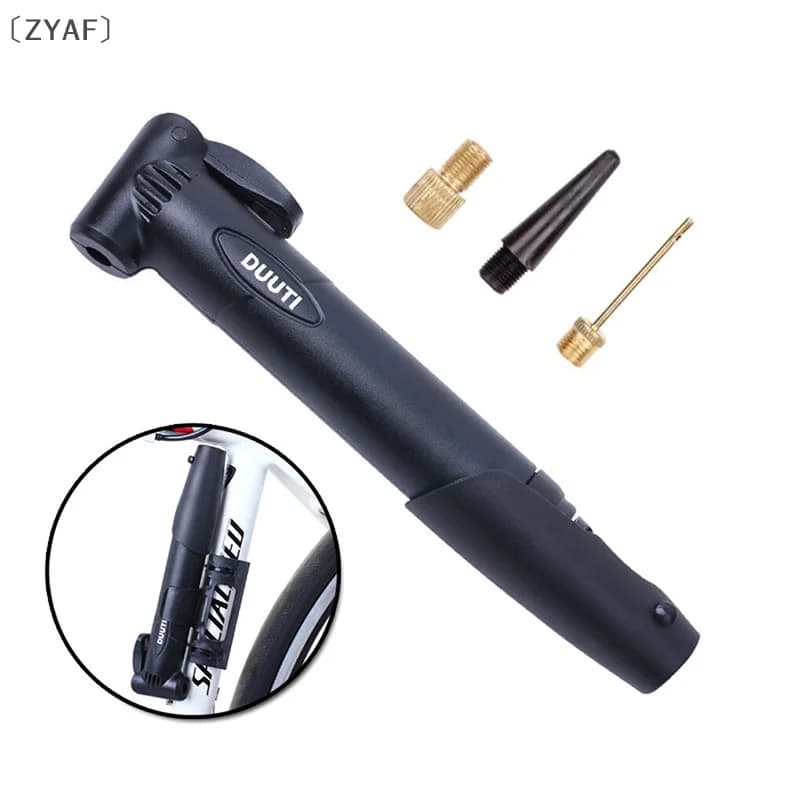 maveraZYAF⚡Mini Tubo di gonfiaggio per pneumatici con pompa d'aria per bici leggera portatile + valvole