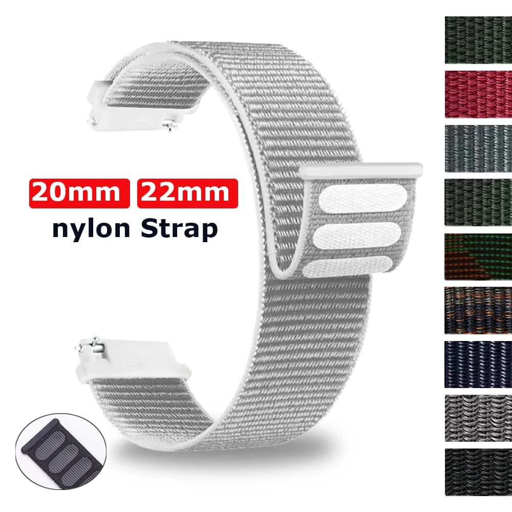 Cinturino in nylon velcro 20mm 22mm per cinturino SUUNTO Run/VERTICAL/OCEAN per cinturino SUUNTO 3/9 5 PEAK Pro cinturino sportivo Correa