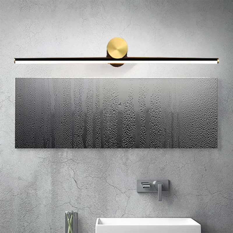 Moderna luce da specchio a LED Nero Bianco Decorazione Lampada da parete Camera da letto Toletta Attrezzatura di illuminazione Lampade da parete per interni Decorazioni per la casa