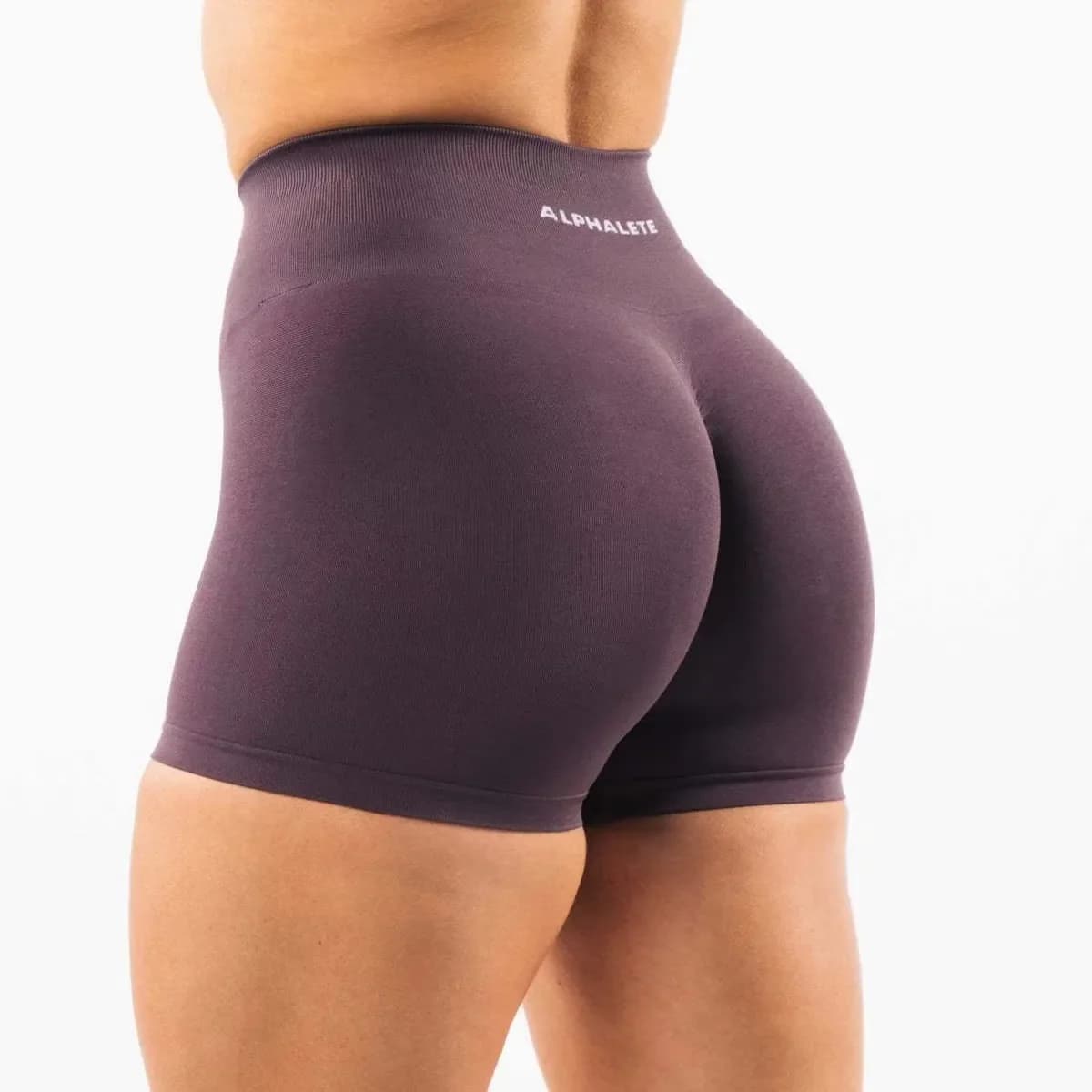 Leggings Alphaete da donna per fitness, sport e corsa, pantaloncini attillati a tre quarti con effetto push-up sui glutei