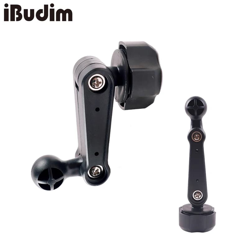 17mm Ball Head Extension Arm Female to Male Adapter Bracket Extender Rod for Car Air Vent Outlet Phone Stand GPS Mount