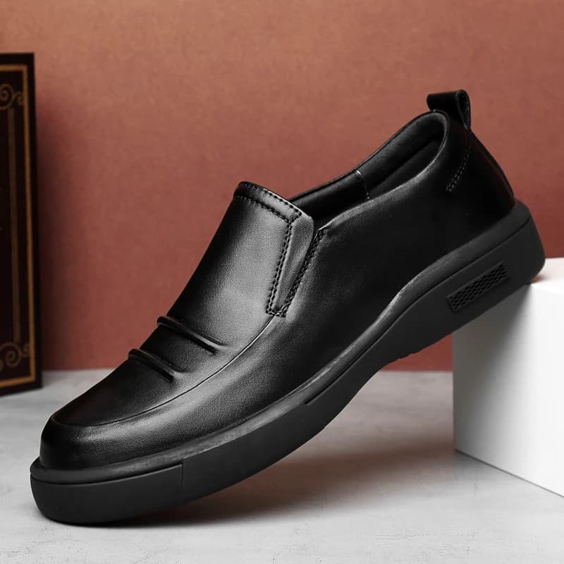 Official website Mocassini with thick sole for hot sale men sports shoes for free time genuine high-end leather shoes