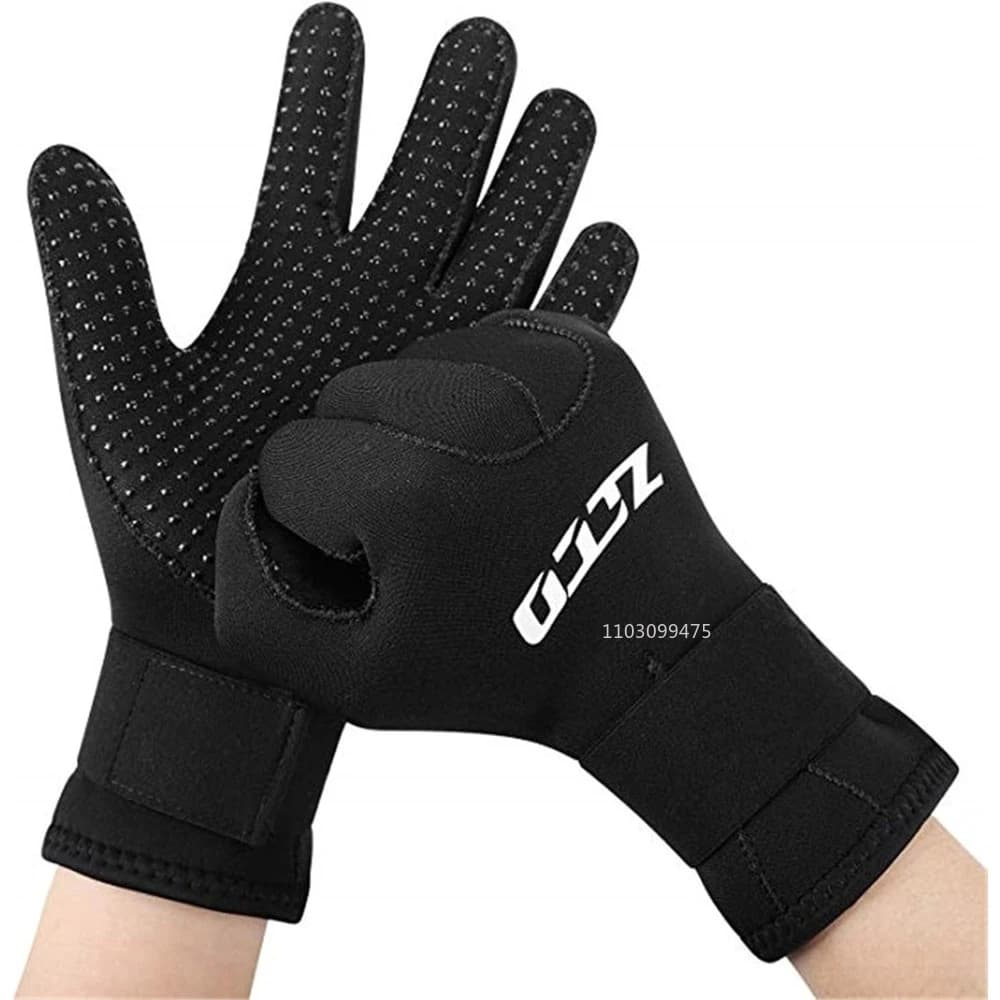 ZCCO Diving Gloves in Neoprene 3mm/5mm, Thermal Gloves with Elastic Wrist for Swimming, Diving, Surfing, Snorkeling and Fishing