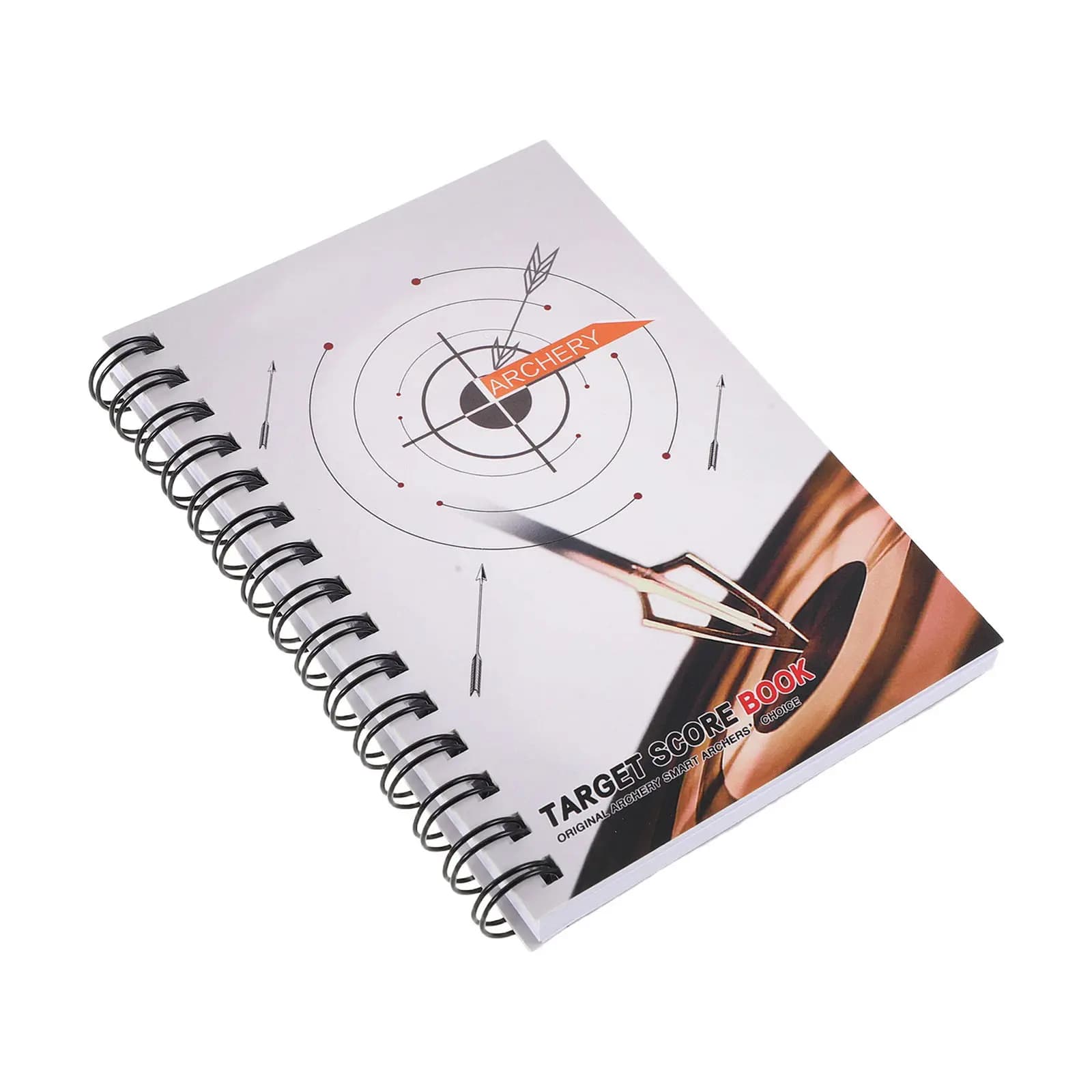 Quaderno per Punteggio Tiro con l'Arco, Rilegato a Spirale, Portatile, per Pratica al Bersaglio, Accessori per Arco Compound, Competizioni