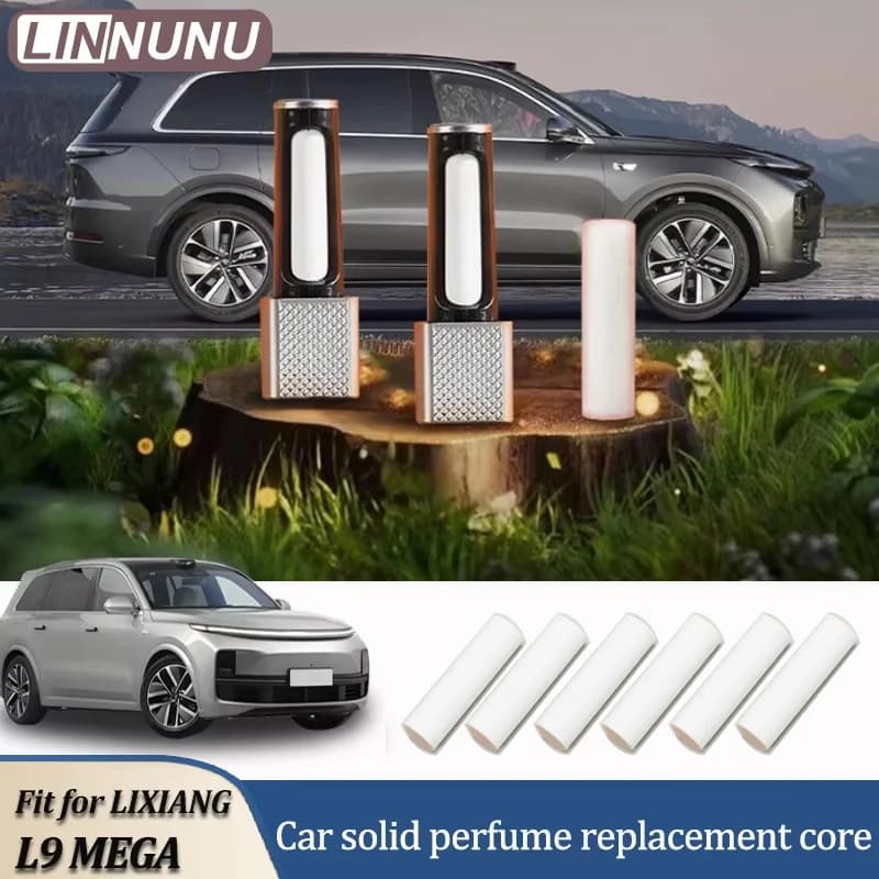 Linnunu Measurement for Lixiang L9 Mega Car Outdoor Protection Parts Car Fragrance Charging for Cars Air Purification Long-Term fragrance Original ceramic stick Fragrance System Refill Solid Perfume Stick