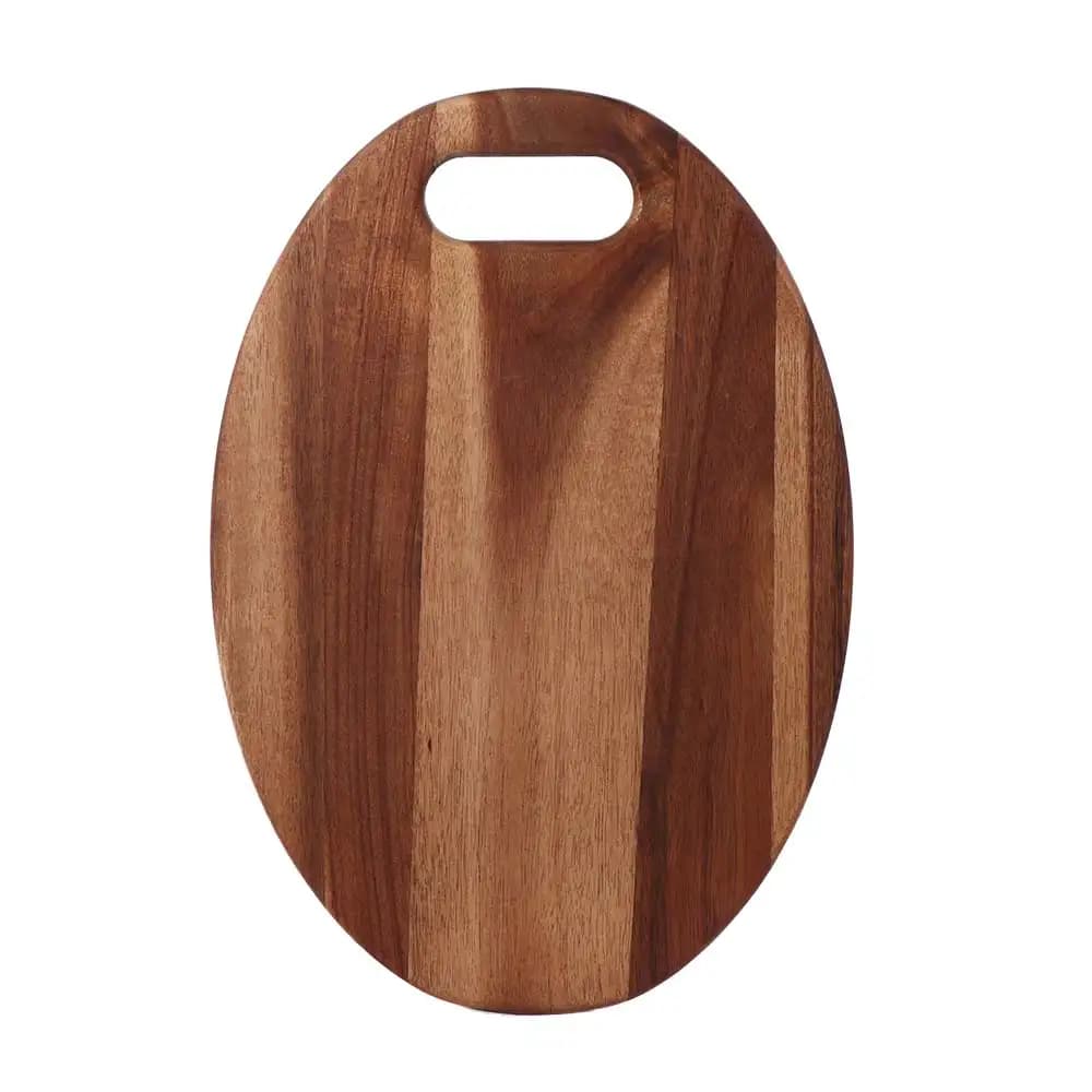 Tagliere in Legno Appendibile, Elegante e Pratico Vassoio per Pizza, Piatto per Pane in Legno Naturale Massiccio, Preparazione Pasti