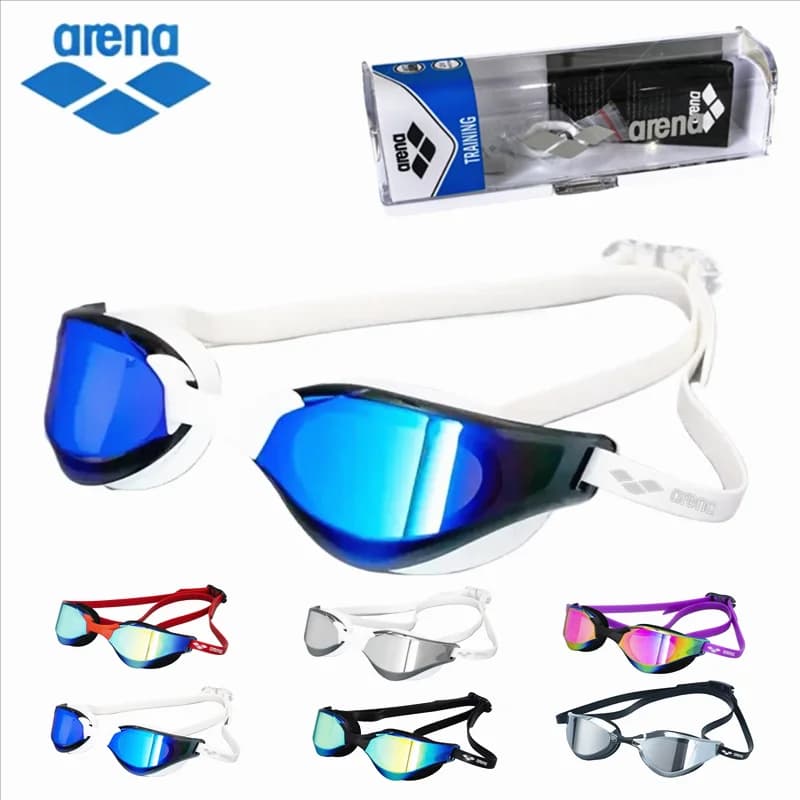 Professional swimwear ARENA waterproof and anti-fog for men and women, outdoor swimming, adult training