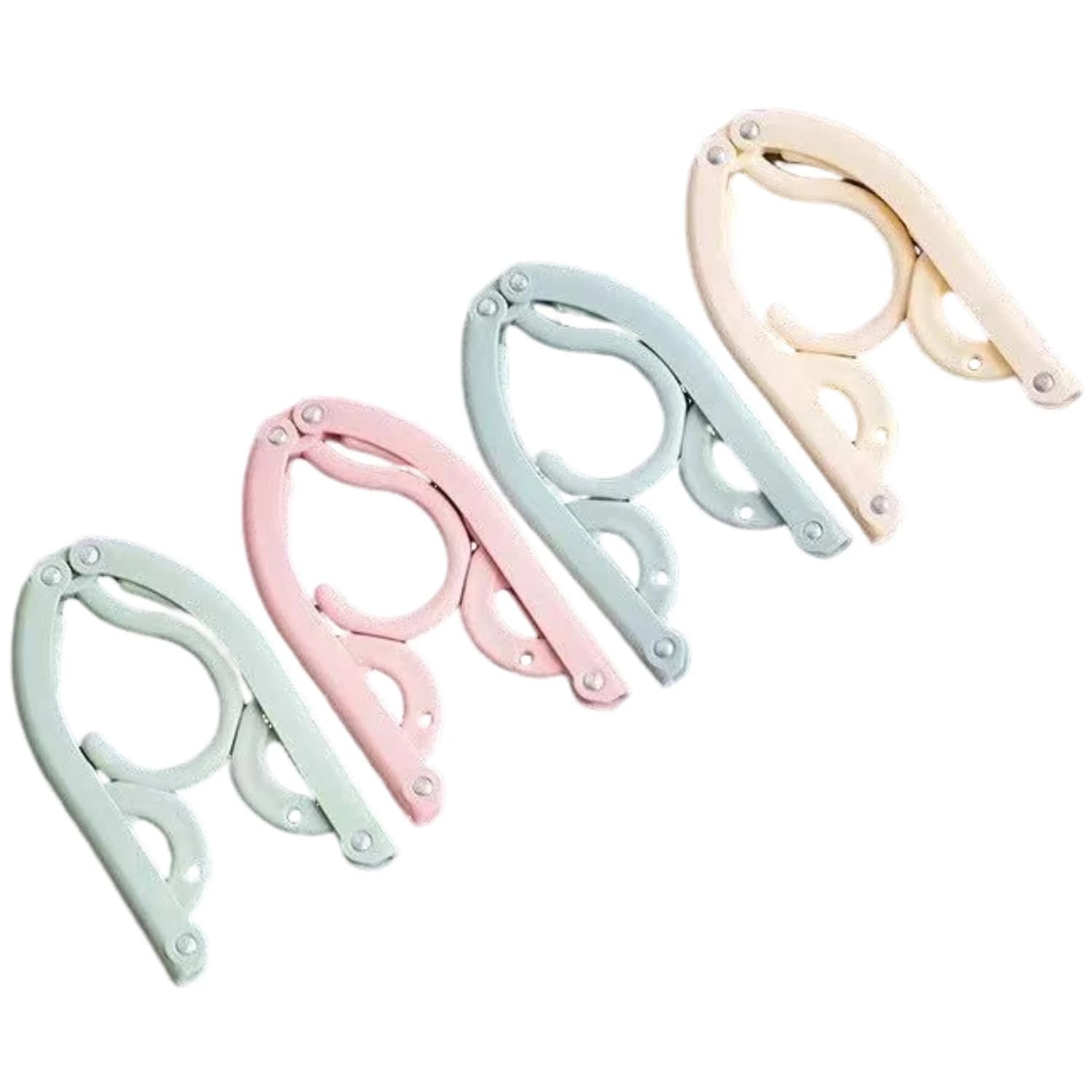 10 pieces travel hangers folding clothes hangers portable travel accessories space saving for travel and home use