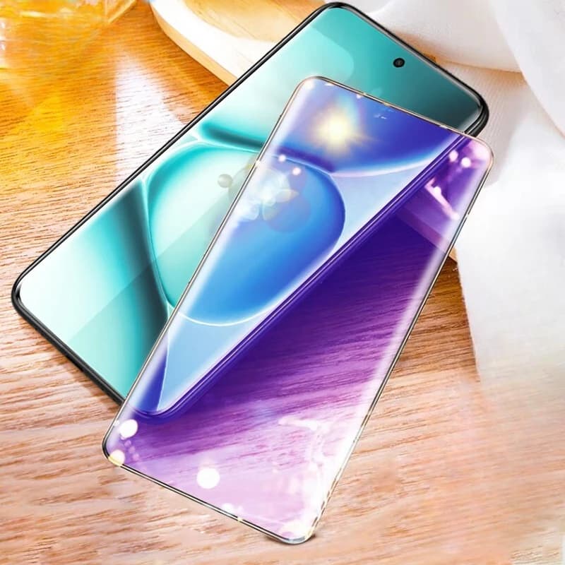 Vetro temperato curvo 3D per Xiaomi Redmi Note 15 Pro Plus 5G Protezione schermo per Redmi Note15Pro + Pellicola in vetro anti luce blu