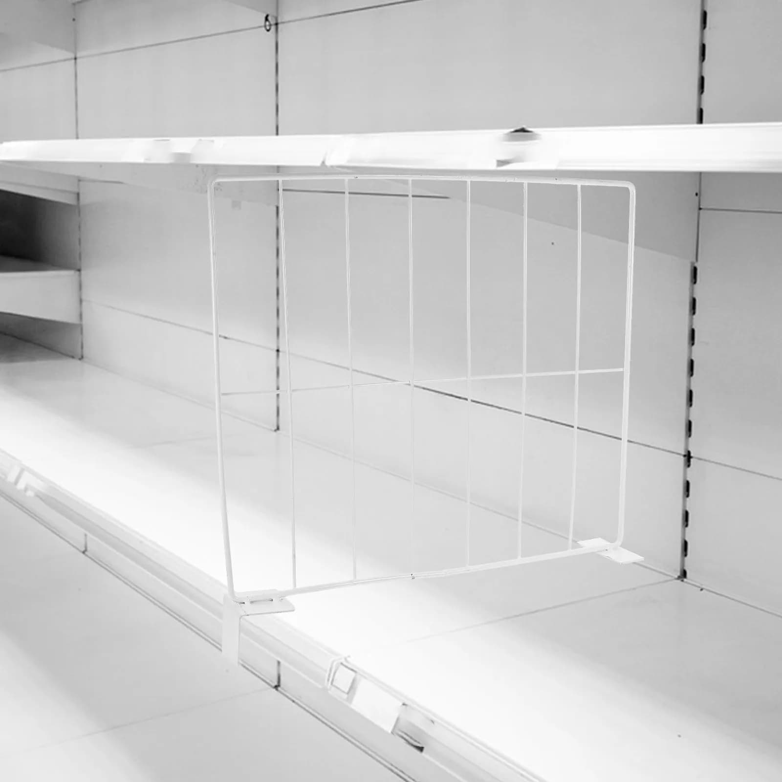 Divisorio per Armadio in Metallo, Organizzatore a Rete in Ferro per Guardaroba, Separatore per Scaffali, Divisorio per Vestiti