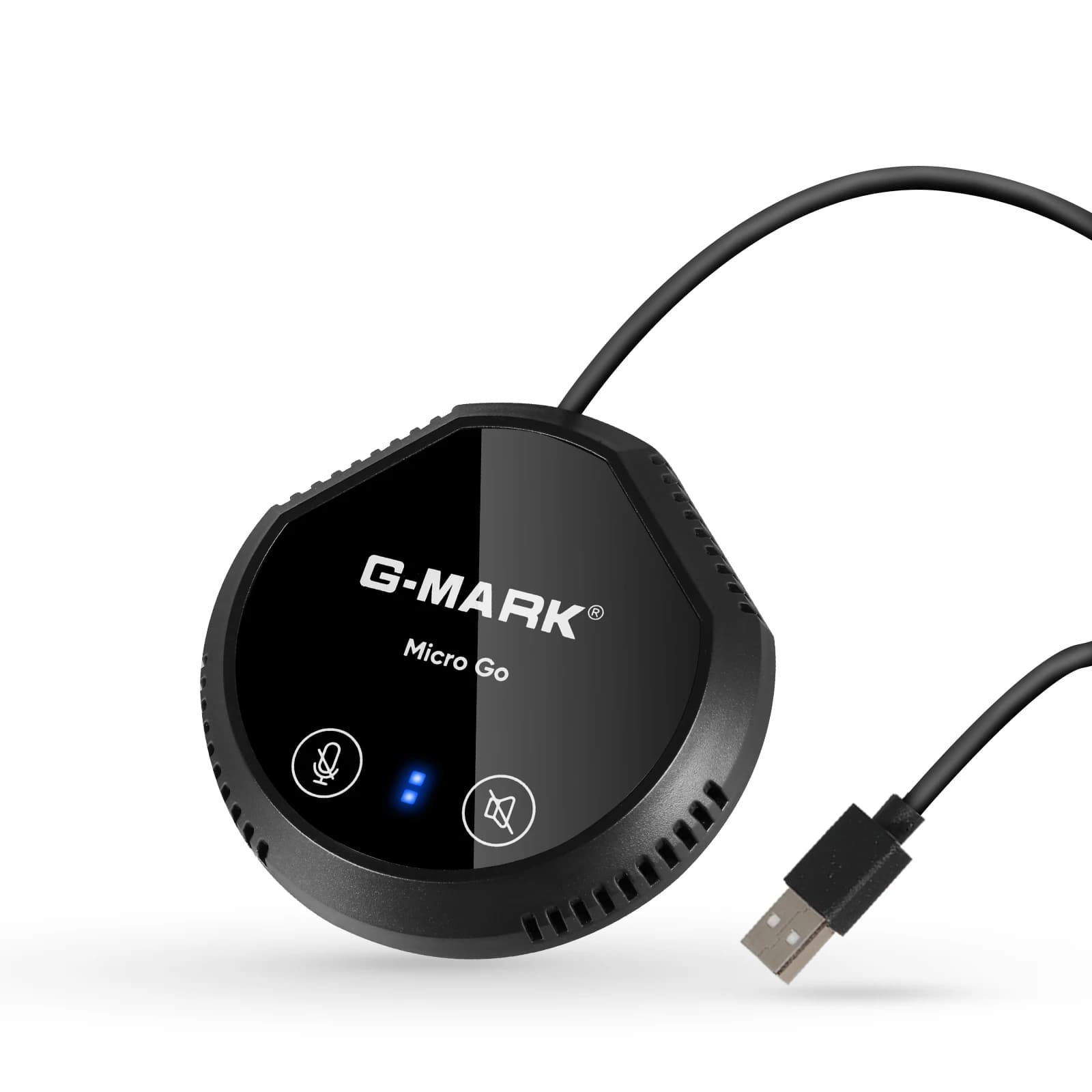 Microfono USB con Altoparlanti G-MARK Micro Go, Vivavoce per Conferenze Compatibile con le Piattaforme Principali, Plug and Play