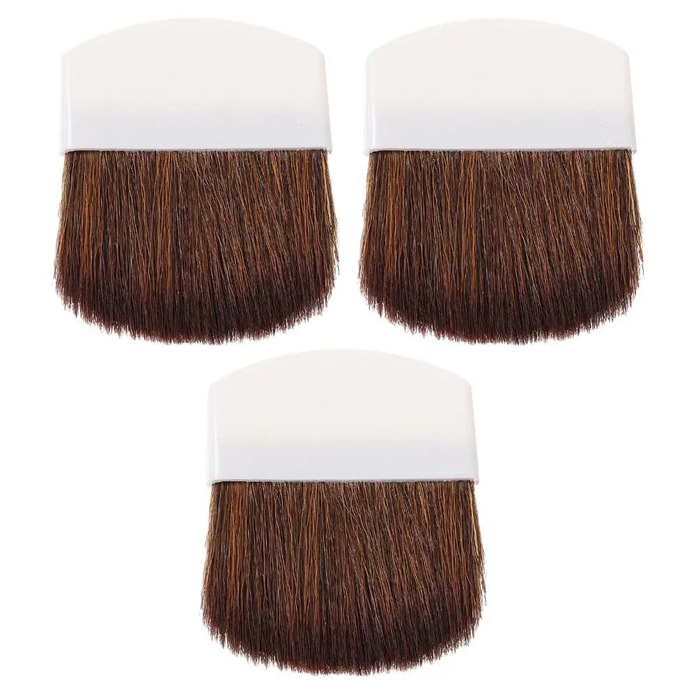 3Pcs Mini Makeup Powder Blush Brush Small Face Brush Foundation Eye Shadow Brushes Set Makeup Sponge Cleaner