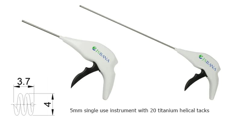 Laparoscopic Tacker Disposable Hernia Stapler to Fix Hernia Mesh 350mm for Hernia Repair