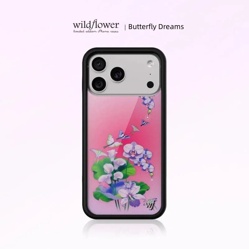 Custodia per telefono Wildflower Butterfly Dreams per iPhone 12 13 14 15 16 17 Pro Max Plus Air Phalaenopsis ‌ Cover antiurto Calla lily