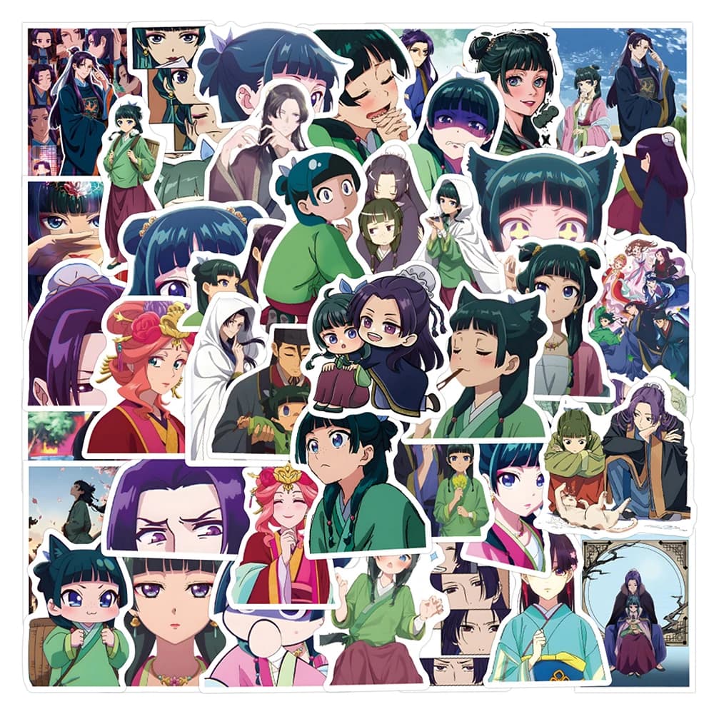 10/30/50/120pcs Maomao Apothecary Diaries Anime Stickers for Kids Jinshi Decal Toy Graffiti Car Laptop Phone DIY Cartoon Sticker