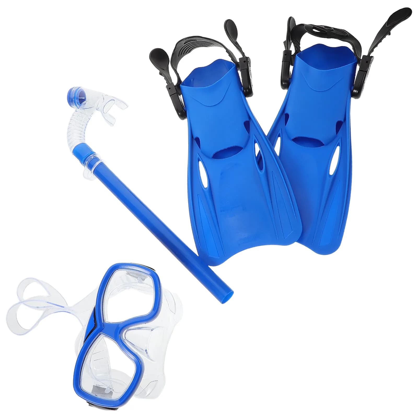 Set Snorkeling 3 Pieces: Underwater Mask with Vision Chiara, Boccaglio and Pinne Read Fast Diving and Swimming Adjustment