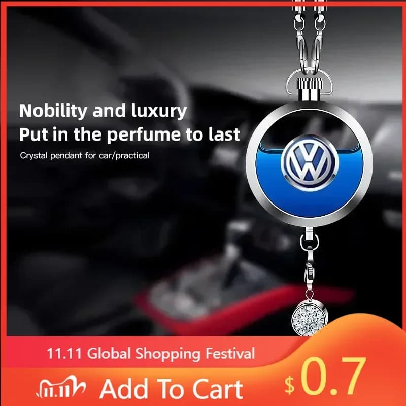 VW Shaped Car Deodorant, Volkswagen GOLF 5, Tiguan, Polo, Golf 6, Golf 7, Jetta