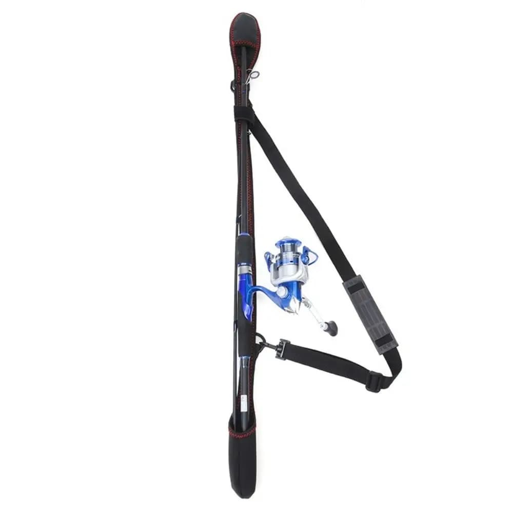 Fascia porta canna da pesca Cinghia resistente all'usura traspirante Mulinello elastico avvolgente Fascia porta cravatta elastica