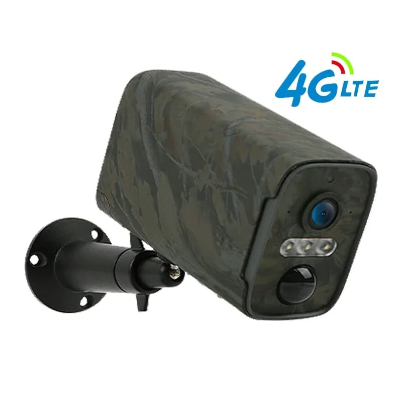LCLCTEK New 4MP 4G Battery Security Camera With Trail Camera Hunting Camera IP66 Outdoor CCTVCamera