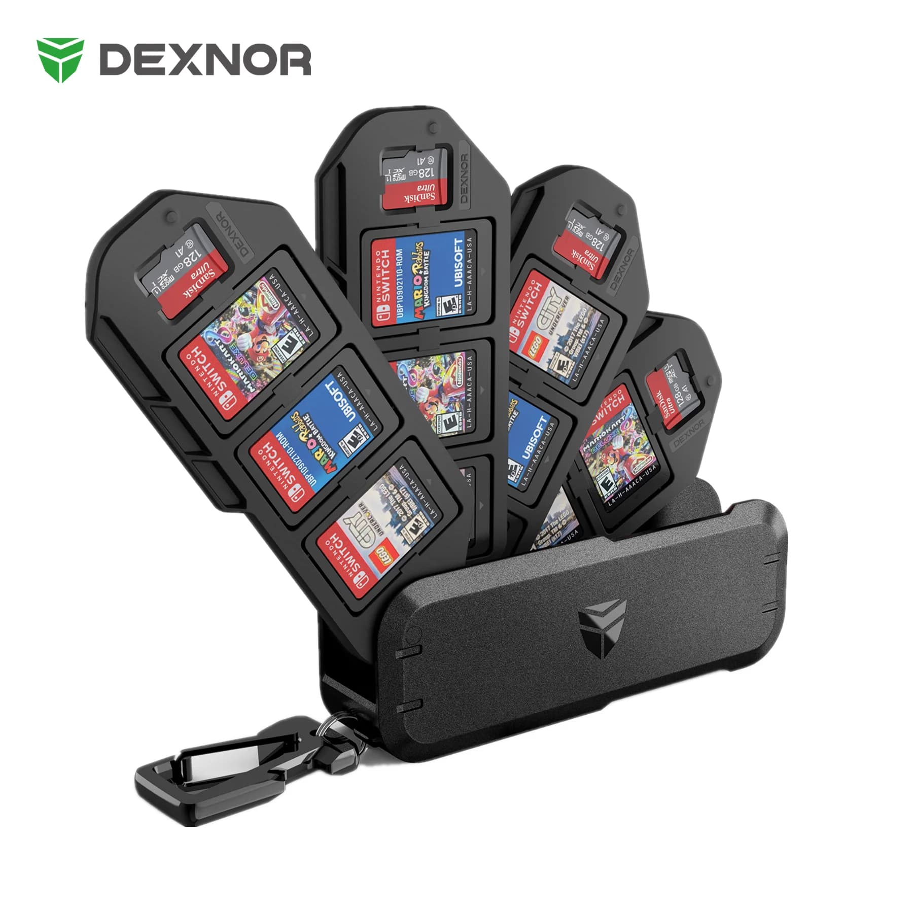 Per Nintendo Switch OLED, Lite custodia per carte da gioco Mumba 12 slot per schede di gioco custodia protettiva portatile antiurto con guscio rigido
