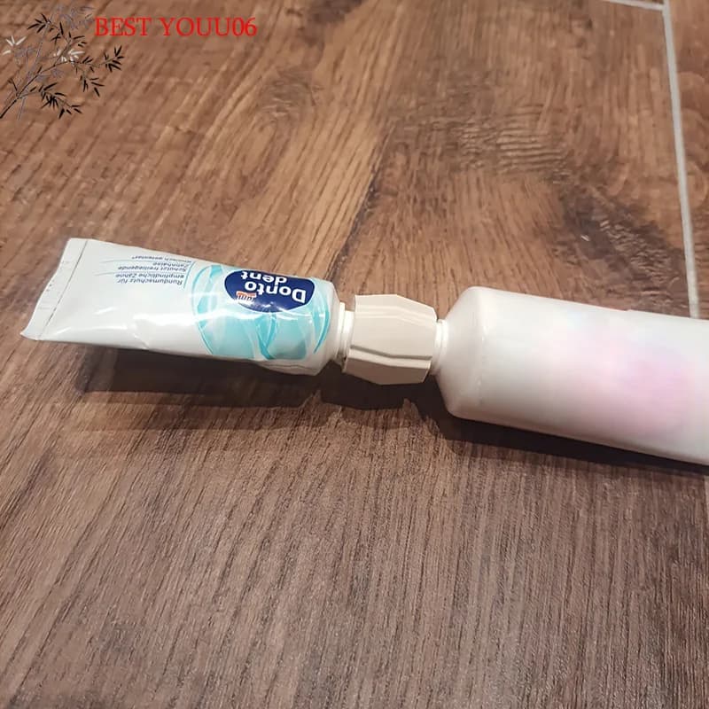 (YOUU06) 1/3/5 pezzi Adattatore per ricarica dentifricio da viaggio estivo, convertitore per tubetto spazzolino, accessori pratici per il bagno