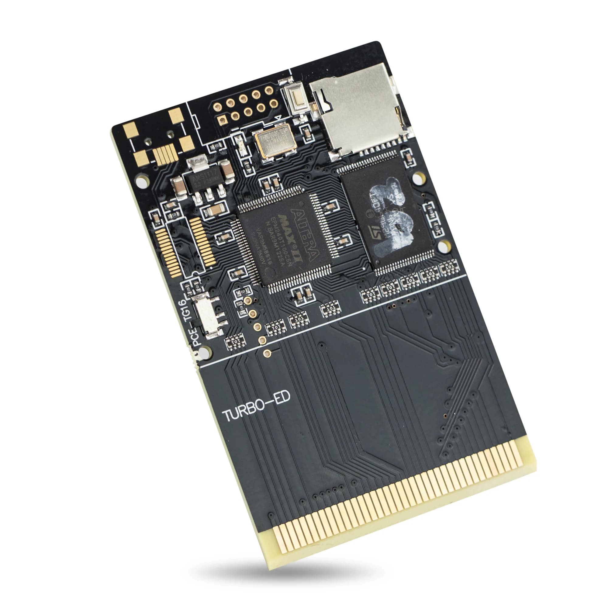 REMANK Scheda di gioco PCE PCE TURBO Flash Drive Scheda di memoria Negozio NTSC / Pal File di gioco per console di gioco PC-Engine Turbo GrafX