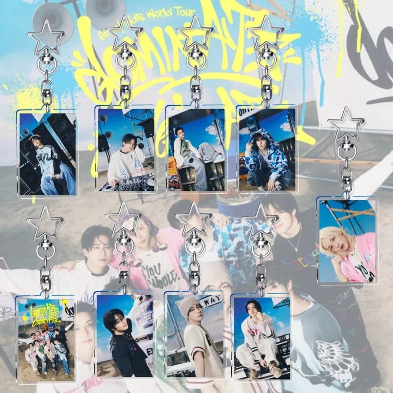 Portachiavi in Acrilico K-POP Stray Kids, Nuovo Album SKZOO di Huang Xuanchen, Accessori Celebrate KARMA, Regali