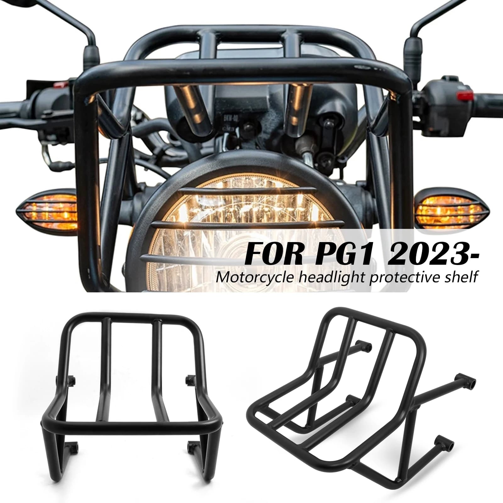 Per Yamaha PG-1 2023 PG1 2024 PG 1 2025 PG-1 2026 Portapacchi Anteriore per Faro, Bauletto e Valigie