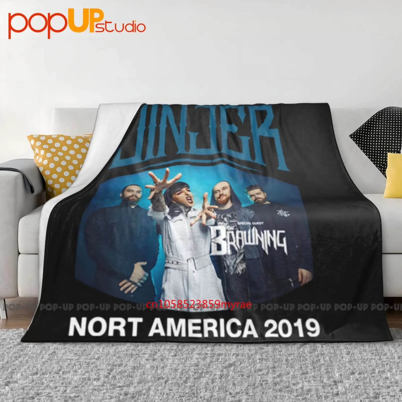 Jinjer Nort Amerika Tour 2019 Ultra-Soft Blanket Quilt Winter Sofa Cover Bed Covers