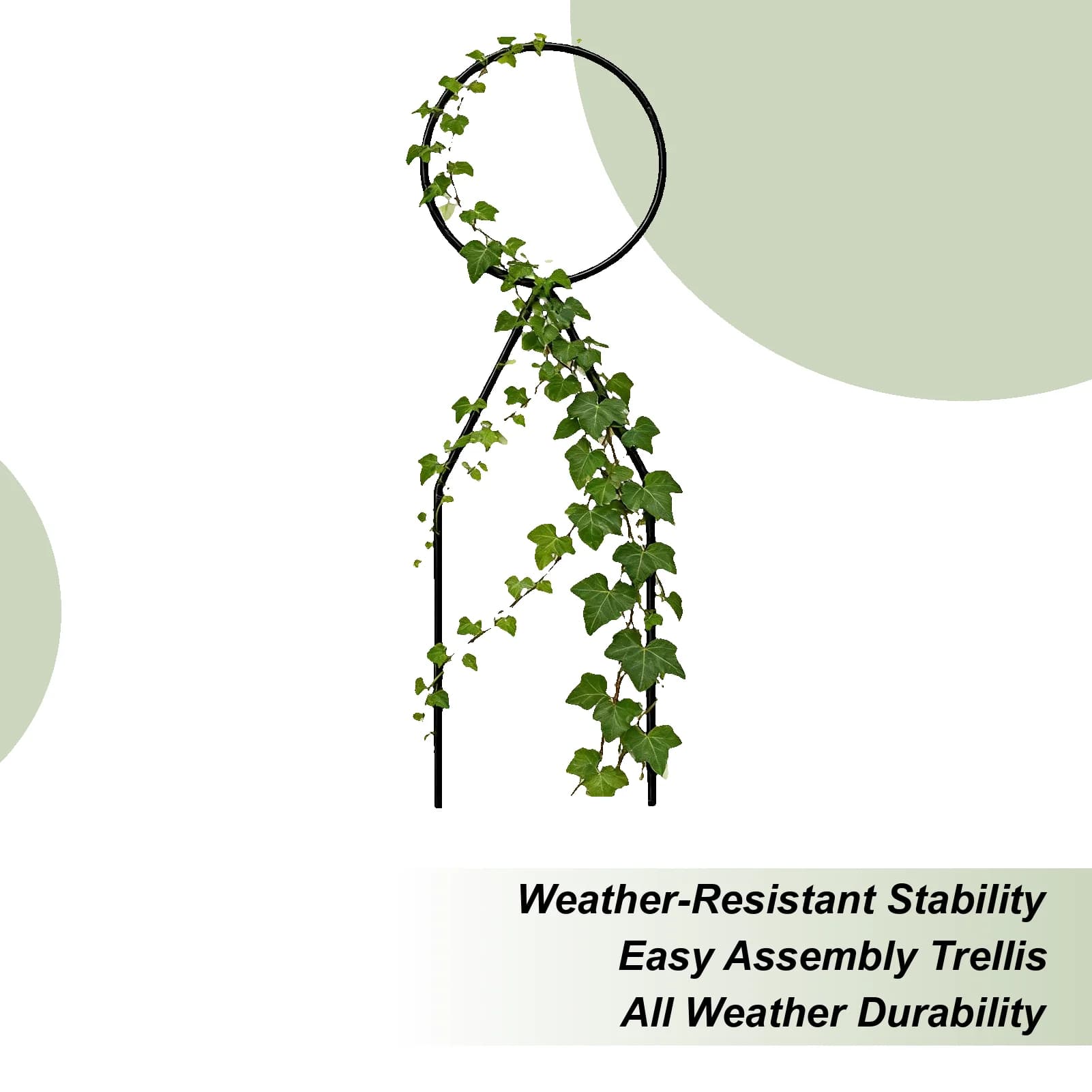 Plant Trellis 13 Inch Metal Weather Resistant Support Trellis For Climbing Plants Indoor For Potted Ivy Vine Houseplants Flower