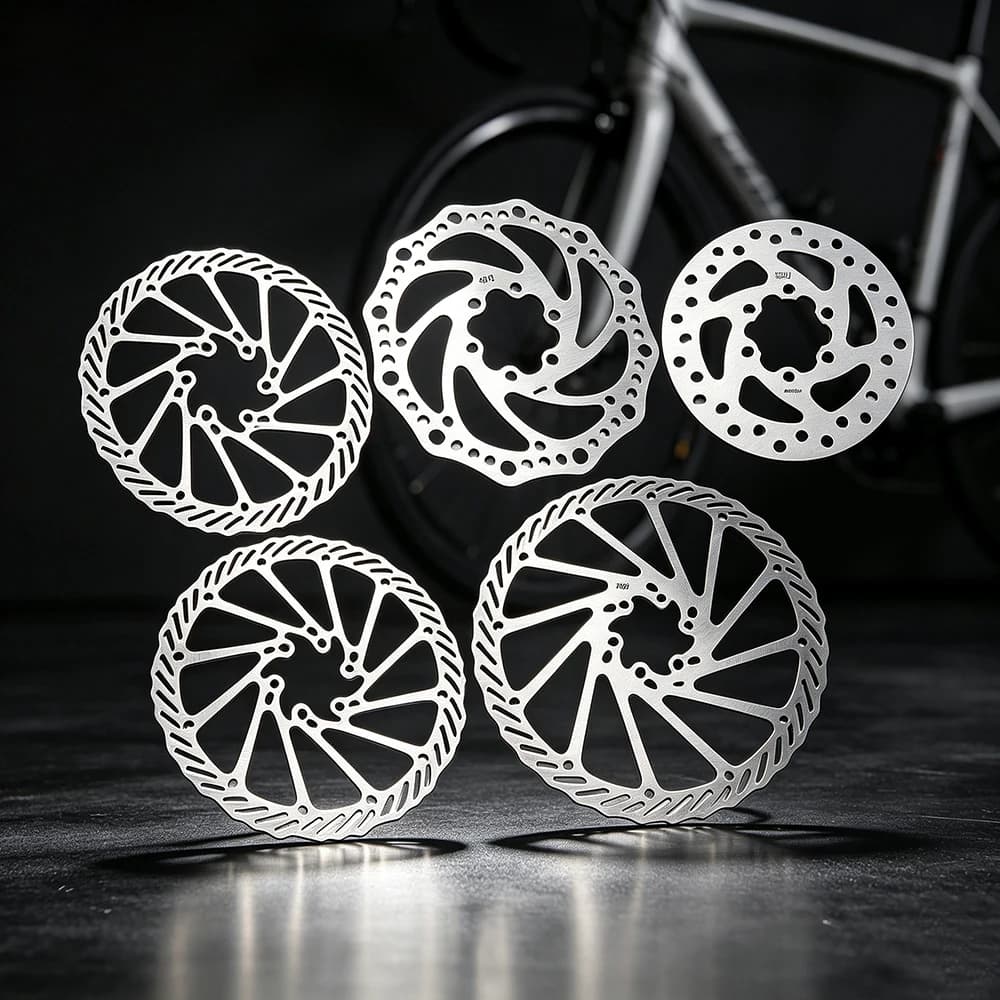 ZTTO Stainless Steel Hydraulic Disc Brake Rotor for MTB Road Bike - Multiple Sizes 120mm/140mm/160mm/180mm/203mm 6 Inches