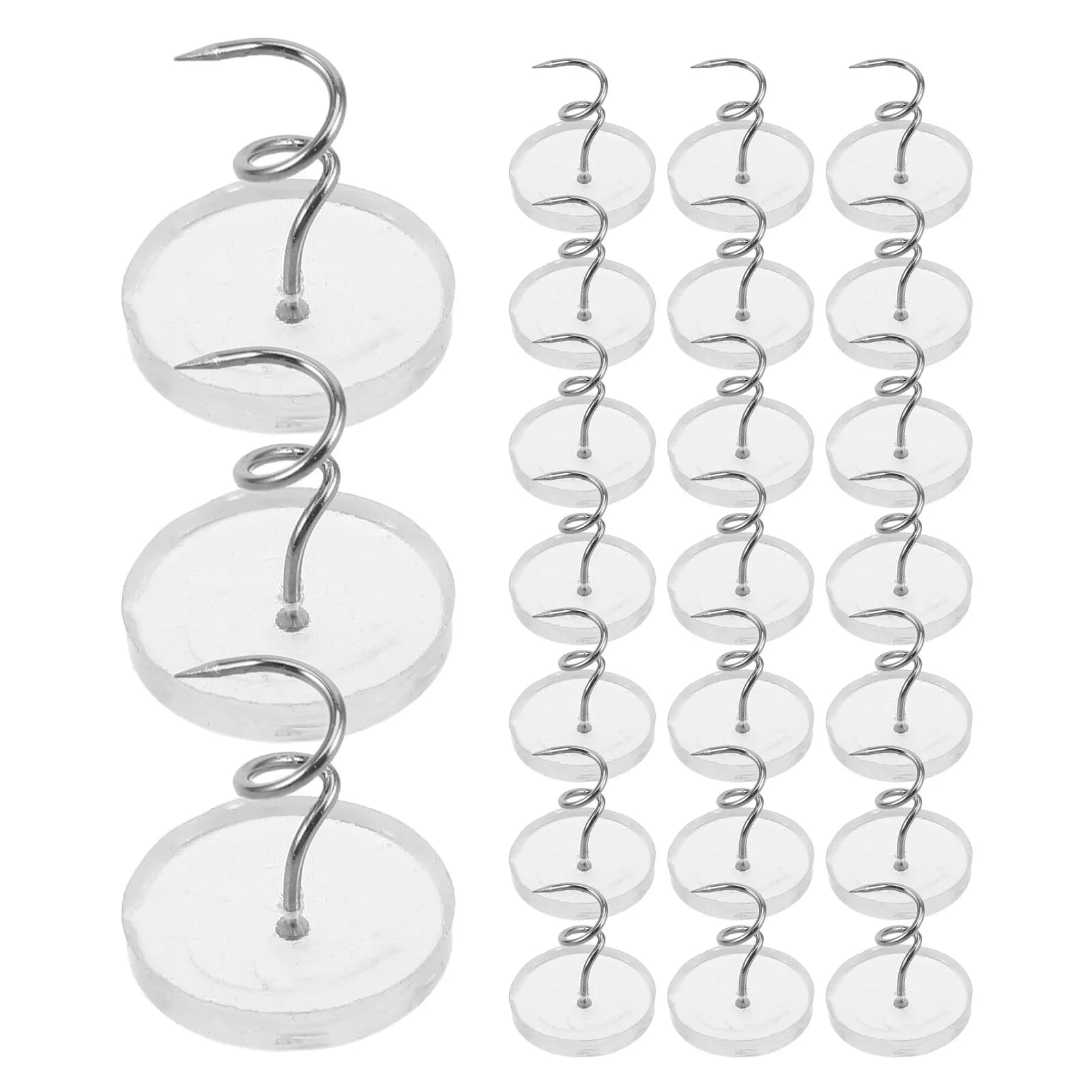 100Pcs Upholstery Pins Twist Bed Sheet Holders Bedskirt Fasteners Sofa Covers Slipcover Pin Fixer Upholstery Nails Tacks