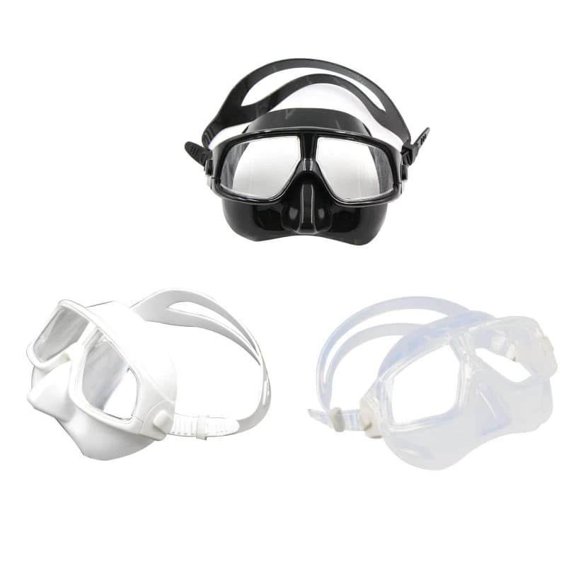 Snorkeling mask with wide view underwater mask in tempered glass anti-fog practical underwater mask for snorkeling with adjustable adult strap