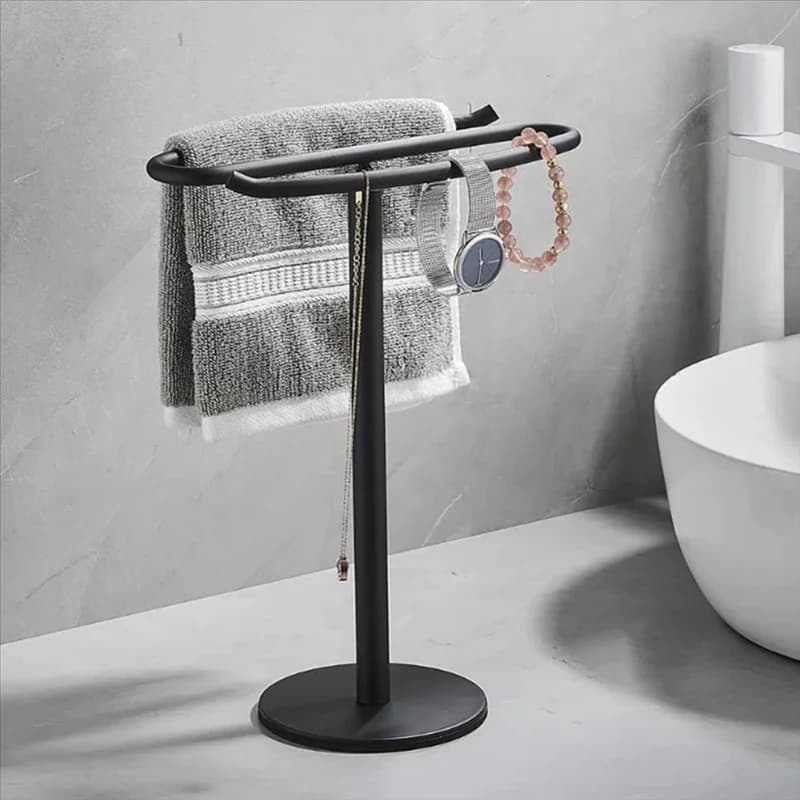 M11K-Sciugamani da terra per uso domestico, piatto da bagno in acciaio inossidabile, asciugamano da cucina, barra da appoggio appesa